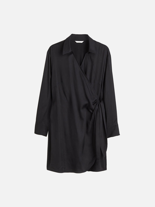 Wrapover Shirt Dress