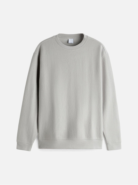 Vertical Textured Sweatshirt